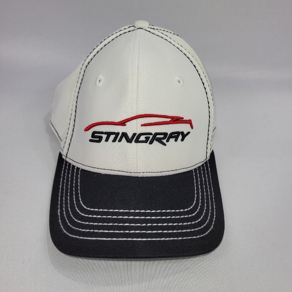 Choko Vintage Chevy Corvette Stingray Fastflex Hat Stretch Fit Solid Back
